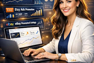 setup amazon ads campaign etsy ads sales boost ebay promotion etsy promotion