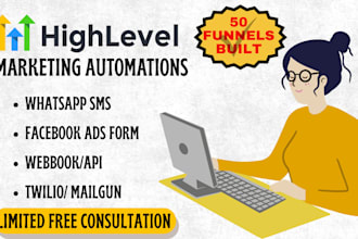 gohighlevel api integration, webhook, whatsapp sms, facebook ads form, twilio