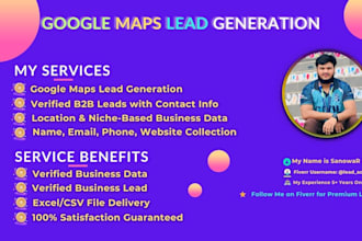 generate verified b2b leads from google maps with emails and phone numbers