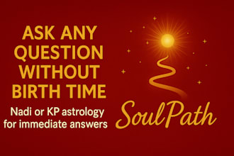 answer any question using nadi or kp astrology technique without birth time