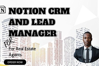 real estate notion dashboard for agents or investors