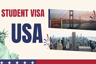 assist you in f 1 student visa interview and process for USA