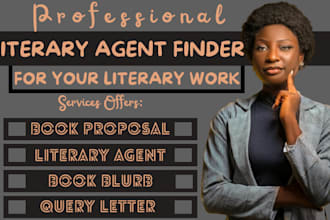 submit your book to 150 top literary agents with winning proposal, query letter