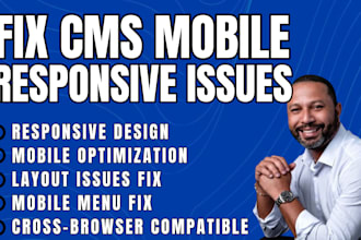 fix mobile responsiveness issues on html, weebly, duda, odoo, wordpress website