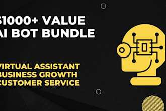 deliver prebuilt custom ai gpt bots for business, service, and VA success