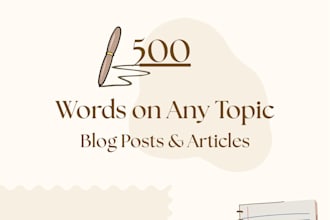 write lifestyle or travel blog posts