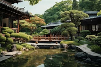 refurbish 3d village design,redraw 2d floor plan,community develpoment,landscape