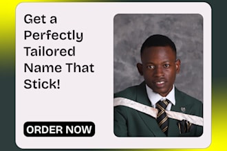 create your brand, business, product name