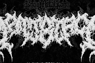 create black metal logo bands