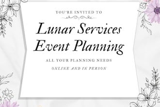 help plan your event with you