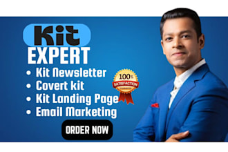 setup convertkit mailerlite brevo omnised aweber automation expert landing page