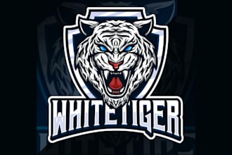 craft a vintage or retro tiger logo with personality