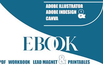 design ebooks, leaflets, brochures, workbooks and other pdfs