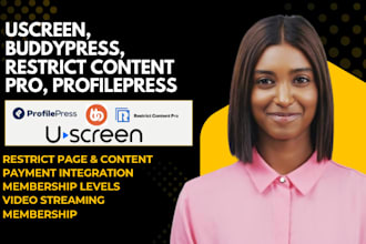 create uscreen membership site, restrict content pro, profilepress, buddypress