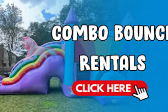 party rental website, party rentals, event rental website, bouncy castle website