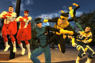 create a 3d game model for gmod, l4d2, fallout 4, cs2, rust, fivem, and gta