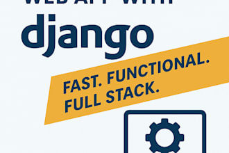 build a responsive website or mvp with django