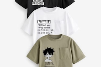 custom streetwear tshirt design