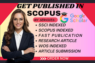 rewrite publish articles in ssci scie scopus indexed,  wos indexed journals