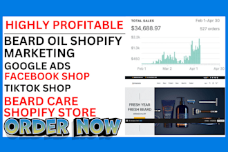 promote beard store shopify marketing beard care via ads setup email marketing