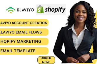 set up klaviyo email marketing flows design email campaign klaviyo sales
