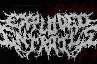 make custom death metal logo for your band