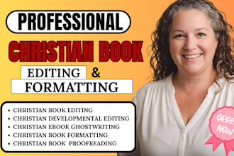 do christian book editing and formatting, proofreading as a developmental editor