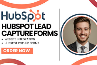 create hubspot lead capture forms and integrate them into your website