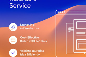 build your custom startup mvp website with ruby on rails 8 for fast launch
