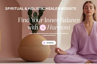 build squarespace metaphysical spiritual website holistic healer tarot reading