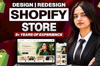 develop shopify store design or redesign shopify dropshipping ecommerce website