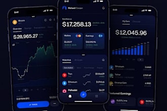 develop exchange website and app, cryptocurrency website, crypto wallet app