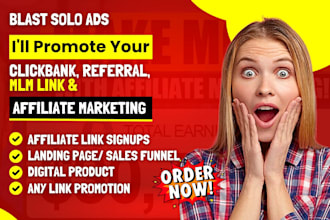 promote usa affiliate marketing solo ads link promotion sign up clickbank sales