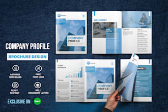 design premium company profiles, home renovation, wedding magazine