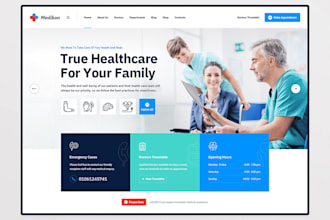 design, redesign medical, healthcare, doctor, dental wordpress website