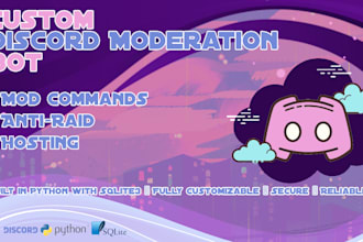 create a custom moderation bot for your discord server