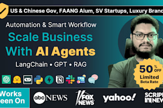 build custom ai agents with langchain gpt rag for business automation