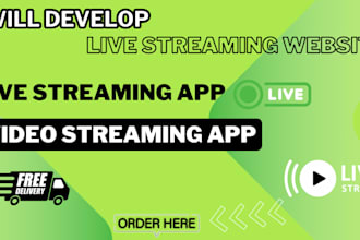 develop live streaming app ott platform live tv channel app for android IOS