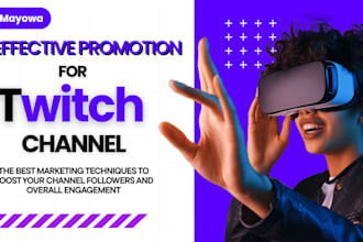 promote your twitch channel to real and targeted viewers to grow your channel