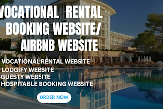 build vacation rental airbnb lodgify in wix