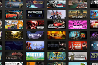 create steam capsule, game banner, game poster or marketing banner