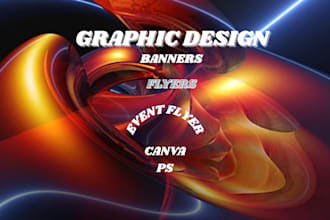 design banners, flyers, invitations and custom graphics
