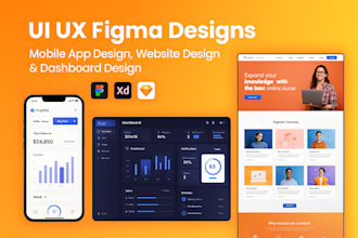 design mobile app ui ux figma wireframes design figma prototypes dashboard ui