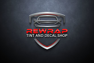 design a professional 3d business logo and branding kit