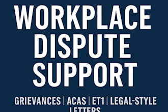 expertly write letters,grievances,legal papers, prepare tribunal docs UK USA eu