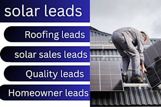 generate verified solar leads and roofing leads through google map