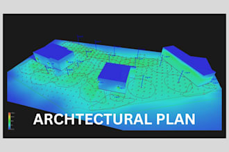 draw your architectural plan, floor plan, site plan and landscape in pdf to cad