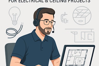 provide remote technical support for your electrical or ceiling project