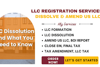 dissolve us llc amend llc close ein llc dissolution llc reinstatement amend tax