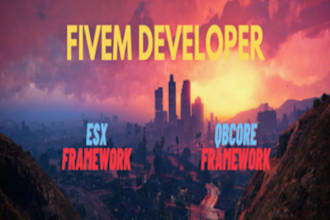 fix and develop custom fivem scripts, developer service, qbcore, esx
